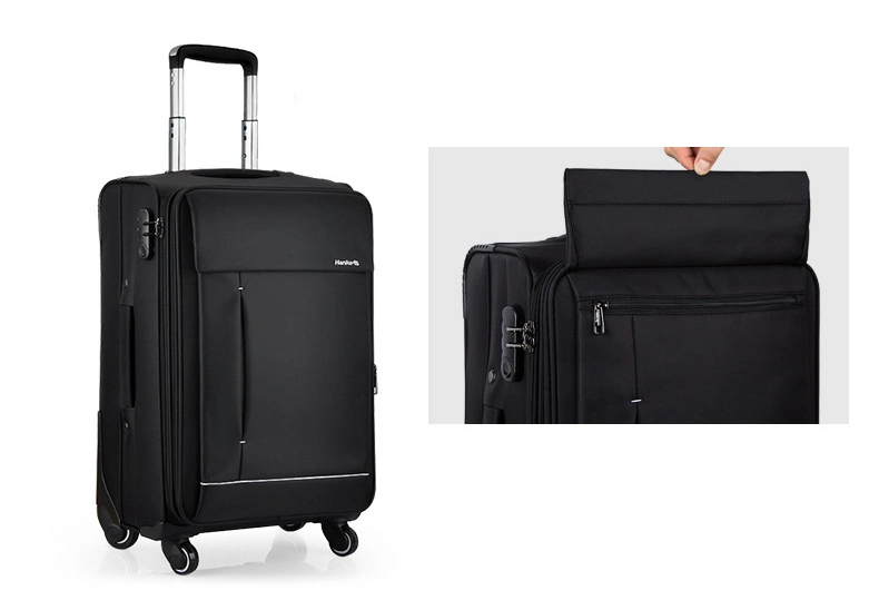 Waterproof Wheeled Trolley Leisure Business Travel Luggage Shopping Camping School Suitcase Bag Case (CY6837)