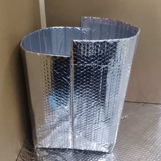 Foil Air Bubble Insulated 3D 2D Thermal Insulation Bag Box Liner Bubble Pouch Food Delivery Cooler Bag for Frozen Cold Chain Shipping Mailer Heat Insulation