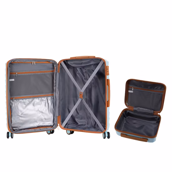 Hard Shell Carry on 3 PCS Trolley Suitcase High Quality PP Trolley Luggage Sets Bags Cases (XHPP005)